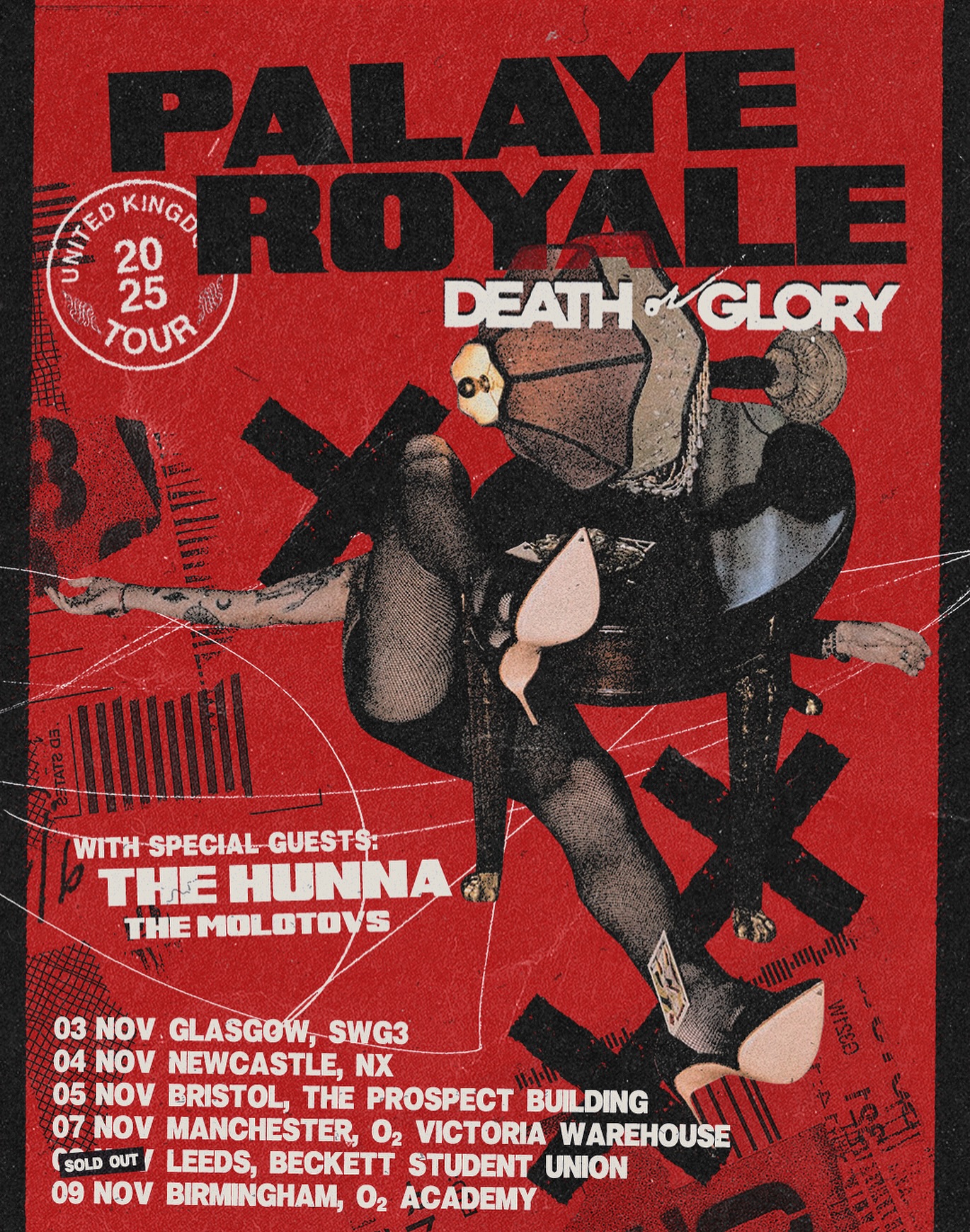 Death or Glory Tour Poster 2025